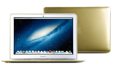 hardcover gouden macbook