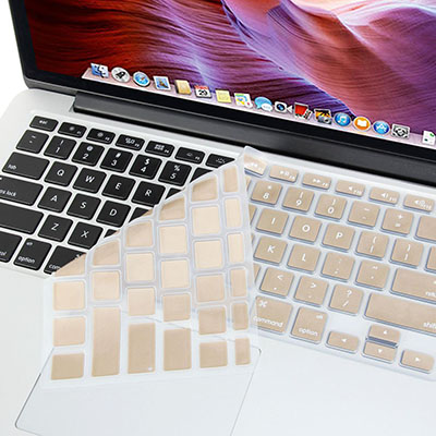 toetsenbord gouden macbook