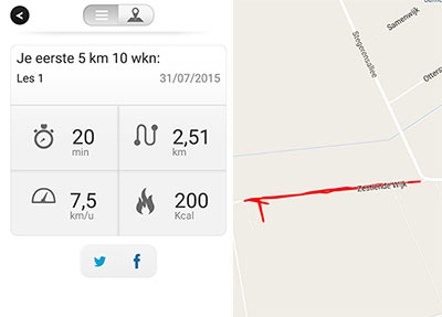 eerste keer hardlopen