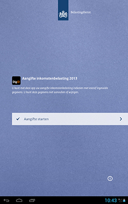 jaaropgave doen met de app