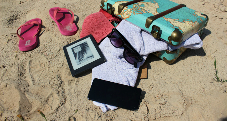 Gadgets op het strand