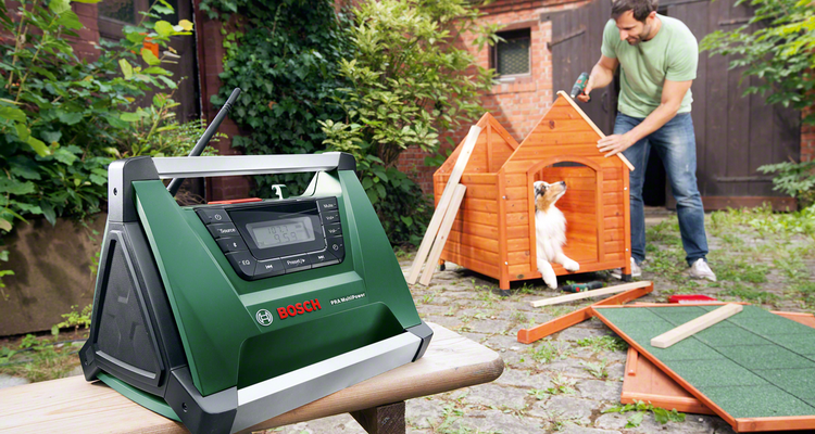 Bosch MultiPower radio voor het klussen