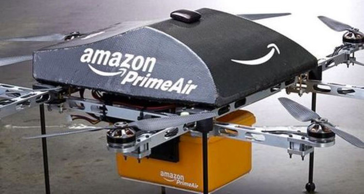 post bezorgende drone