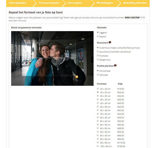 fotoophoutstunter formaat