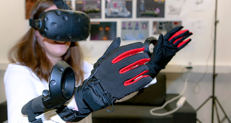 virtual reality handschoen