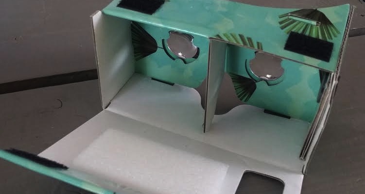 kartonnen vr-bril