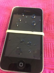 touchscreen waterafstotend