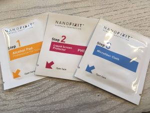Nanofixit doekjes om je touchscreen te beschermen