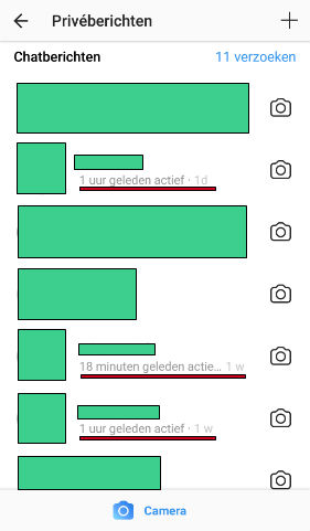 Instagram status