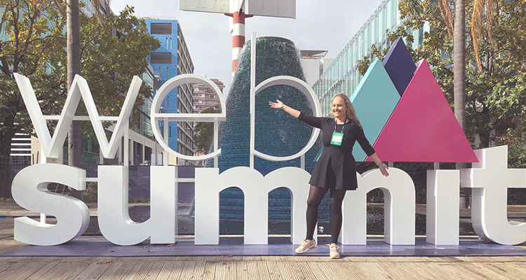 Nadi bij Web Summit 2018