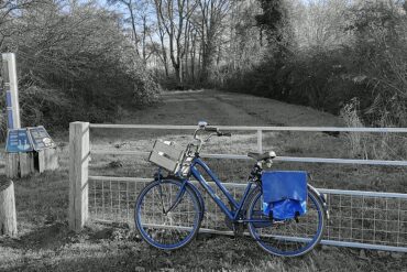 fiets gefotografeerd met Motorola One Zoom