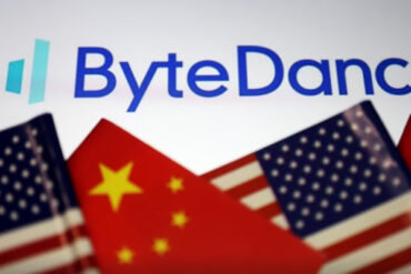 ByteDance logo met vlaggen