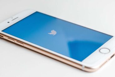 Twitter app op smartphone