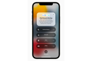 Focus functie van iOS15 op iPhone 12