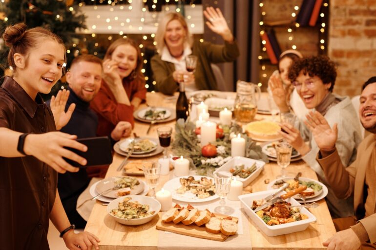 kerstdiner foto