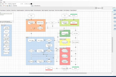 Blue Prism screenshot of software process