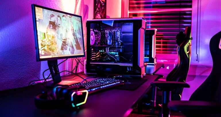 gaming setup