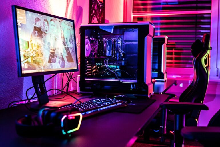 gaming setup