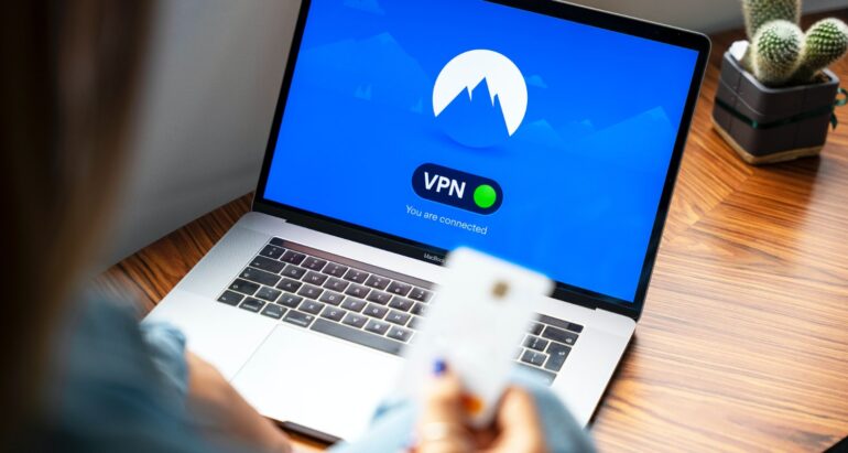 vpn op laptop