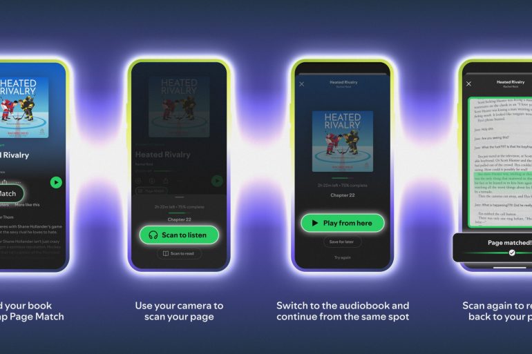 Spotify Page Match: verder luisteren waar je in je boek was gebleven
